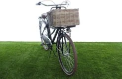 New Looxs Brisbane Large Fietsmand Voordrager - 39 Liter - Rotan - Grijs -Fietsenwinkel 1200x774 2