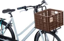 Basil Fietskrat M - Medium - 29.5 Liter - Bruin -Fietsenwinkel 1200x775