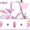 Kinderfiets- Meisjesfiets - Roze - Pakket Met Mand - Fietsbel - Slingers - Handvat Versiering - 12 Inch - 14 Inch - 18 Inch - 20 Inch -Fietsenwinkel 1200x786 1