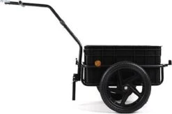 DURAMAXX Big Mike Fietskar - Fietsaanhanger - 70 Liter - Zwart -Fietsenwinkel 1200x790