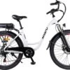 Myatu E-Bike Heren En Dames Lage Instap Met 45 Cm Aluminium Frame, 6 Versnellingen, 250 Wh Afneembare Lithium Batterij 40-80 Km Range, Trekking Ebike Met 1.95 X 26 Inch Wiel (Wit, Urban) -Fietsenwinkel 1200x798 13
