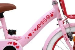 Amigo Sweetheart Meisjesfiets - Kinderfiets 16 Inch - Roze -Fietsenwinkel 1200x800 140