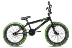Ks Cycling Fiets BMX Freestyle 20'' Fatt Zwart-groen - 25 Cm -Fietsenwinkel 1200x800 160