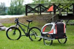 Fietskar Voor Kinderen - Met Buggyfunctie - En Schokbrekers - Rood -Fietsenwinkel 1200x800 63