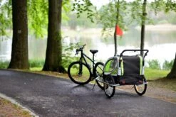 Fietkar - 2 Kinderen - Met Schokbreker - Lime -Fietsenwinkel 1200x801 10
