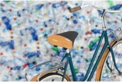 Urban Proof Zadeldek Recycled Universeel 27 X 22 Cm Grijs/geel -Fietsenwinkel 1200x811 1