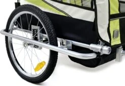 Fietkar - 2 Kinderen - Met Schokbreker - Lime -Fietsenwinkel 1200x826 4