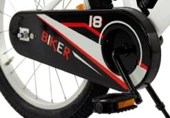 2Cycle Biker Kinderfiets - 18 Inch - Wit - Jongensfiets -Fietsenwinkel 1200x836 7
