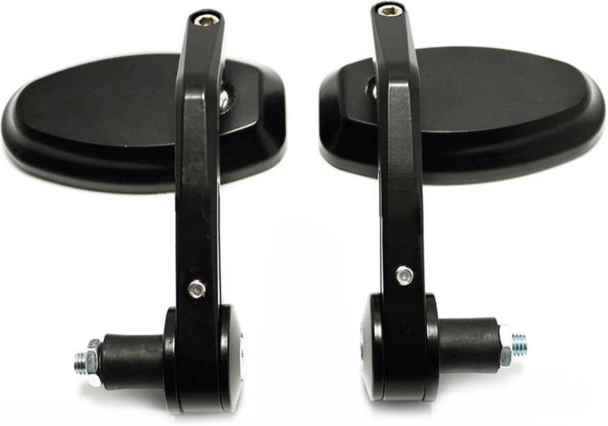 Bar End Spiegels - Motor Spiegels - Stuurspiegel - Universeel - 7/8 ''22mm - Zwart 3 Bar End Spiegels - Motor Spiegels - Stuurspiegel - Universeel - 7/8 ''22mm - Zwart