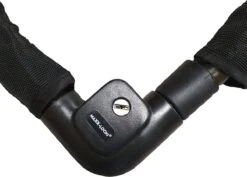Maxx-Locks Bulls Kettingslot - Solid Pantserslot Uit Gehard Staal - Gebruik Slot Lock Motor Scooter Fiets Motorslot Scooterslot - Alternatief Voor Ketting Ringslot Cijferslot Kabelslot Beugelslot - Lengte 100CM Dikte 8MM - Zwart -Fietsenwinkel 1200x860