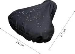 Zadelhoes - 2 Stuks - Zwart - Universeel - Bescherming Van Je Zadel Tegen Weer En Wind -Fietsenwinkel 1200x861 3