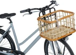 Basil Green Life Fietsmand L - Voor - Ecologisch Rotan - Large - Bruin - 30 Liter -Fietsenwinkel 1200x869 2