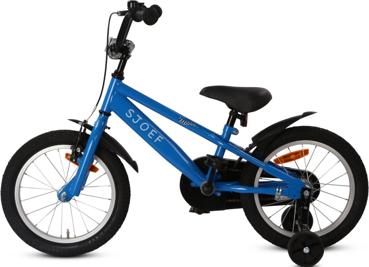 SJOEF Race Jongensfiets 16 Inch - Blauw 7 SJOEF Race Jongensfiets 16 Inch - Blauw - Image 5