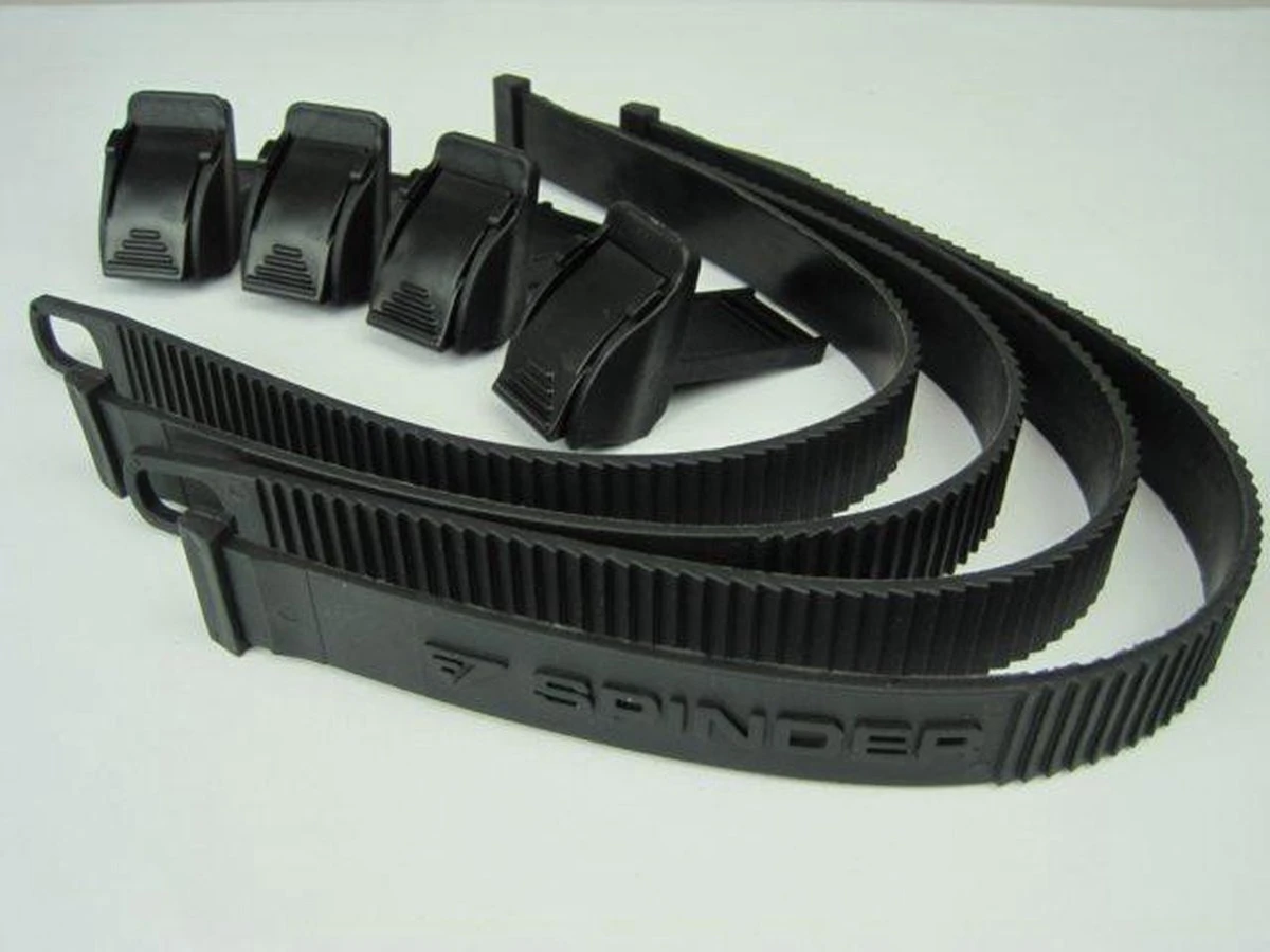 Spinder / Pro User Wielriempje Met Gesp 4 Stuks 3 Spinder / Pro User Wielriempje Met Gesp 4 Stuks