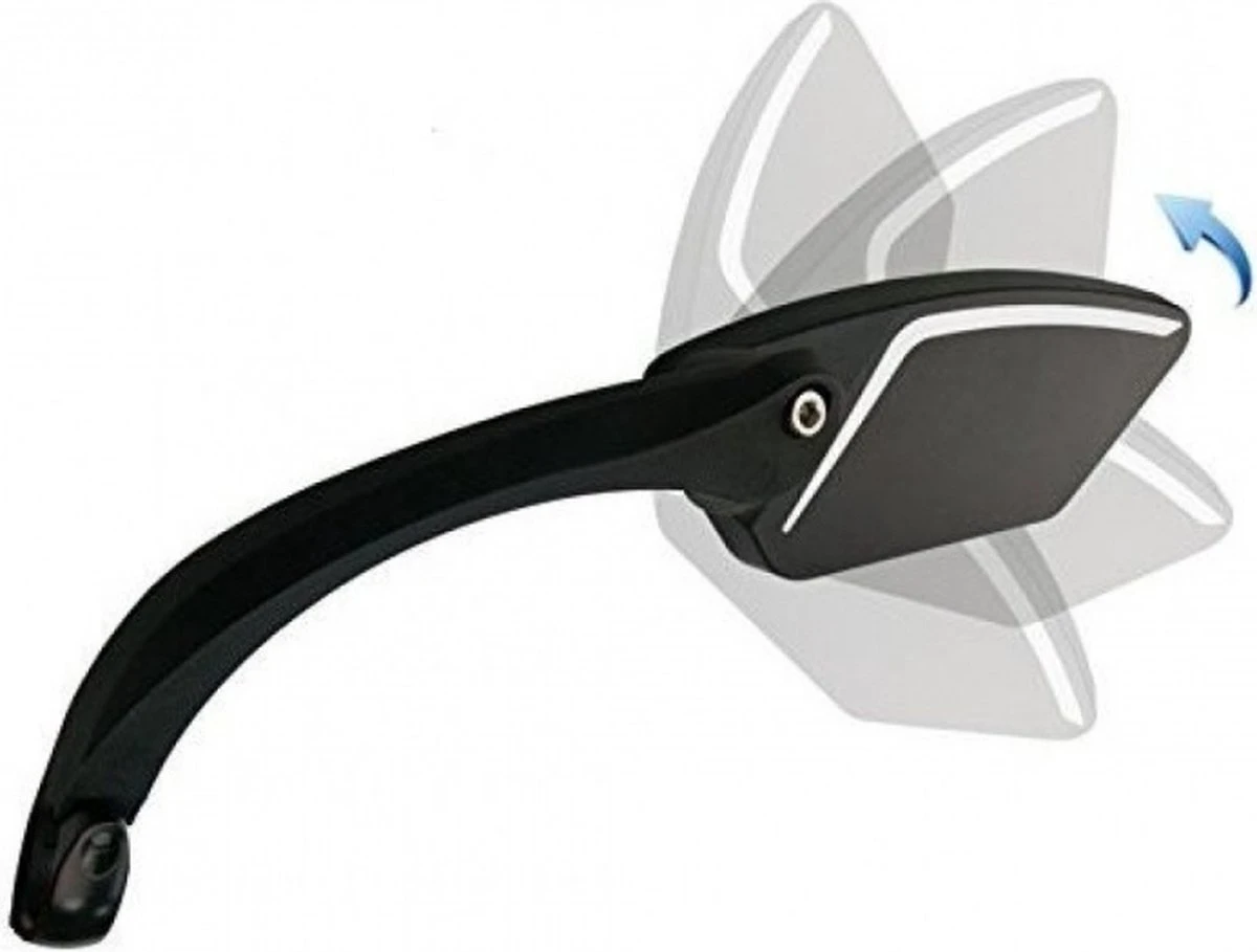 VWP Fietsspiegel - Links - E-bike - Fietsspiegel - Zwart 4 VWP Fietsspiegel - Links - E-bike - Fietsspiegel - Zwart - Afbeelding 2