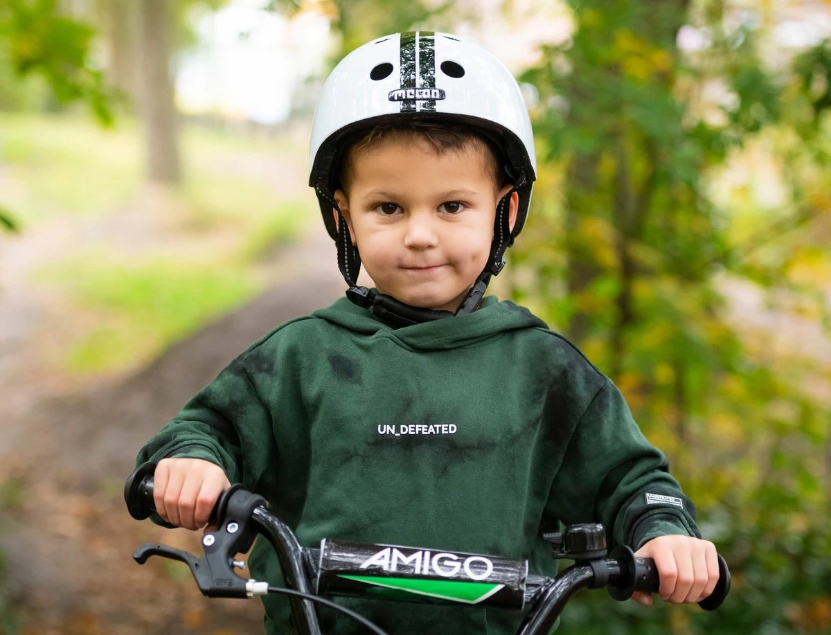 Amigo Sports Jongensfiets - Kinderfiets 18 Inch - Grijs/Groen 7 Amigo Sports Jongensfiets - Kinderfiets 18 Inch - Grijs/Groen - Image 5