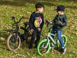 Amigo 2Cool Jongensfiets - Kinderfiets 16 Inch - Matzwart -Fietsenwinkel 1200x917 16