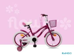 Amigo Flower Meisjesfiets - Kinderfiets 16 Inch - Paars -Fietsenwinkel 1200x920 7