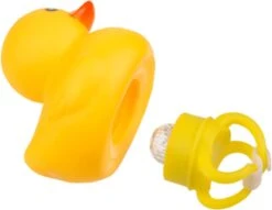 Merkloos Piepende Eend Met Led Licht Voor Op De Fiets -Fietsenwinkel 1200x929 5