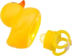 Merkloos Piepende Eend Met Led Licht Voor Op De Fiets -Fietsenwinkel 1200x931 3