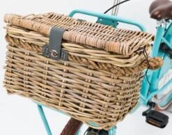 New Looxs Melbourne Medium Fietsmand Voordrager - 24 Liter - Rotan - Grijs -Fietsenwinkel 1200x941 1