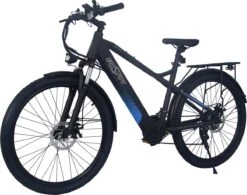 Elektrische Fiets Off-Road | E-Fietsen | Electric Mountain Bike | E-bike | 250W Motor | 26 Inch | Zwart BK7 -Fietsenwinkel 1200x946 6