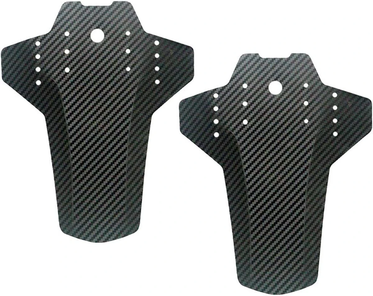 Set Van 2 - Universeel Spatborden - Inclusief Bevestiging Materiaal - Tie Wraps - Mountainbike Spatbord -Verstelbare Voor + Achter MTB Spatbord Set - Compatibel Met 20 "/24"/26 "/27.5"/29" Fiets - MBT Spatborden - 3D Carbon Patroon - Zwart 4 Set Van 2 - Universeel Spatborden - Inclusief Bevestiging Materiaal - Tie Wraps - Mountainbike Spatbord -Verstelbare Voor + Achter MTB Spatbord Set - Compatibel Met 20 "/24"/26 "/27.5"/29" Fiets - MBT Spatborden - 3D Carbon Patroon - Zwart - Image 2