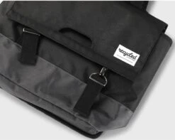 Urban Proof Fietstas Dubbel 40L Recycled Zwart Gri-Zwart/Grijs -Fietsenwinkel 1200x956