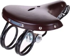 Lepper L-85 Hammock Fietszadel - Leer - Heren - Bruin -Fietsenwinkel 1200x958