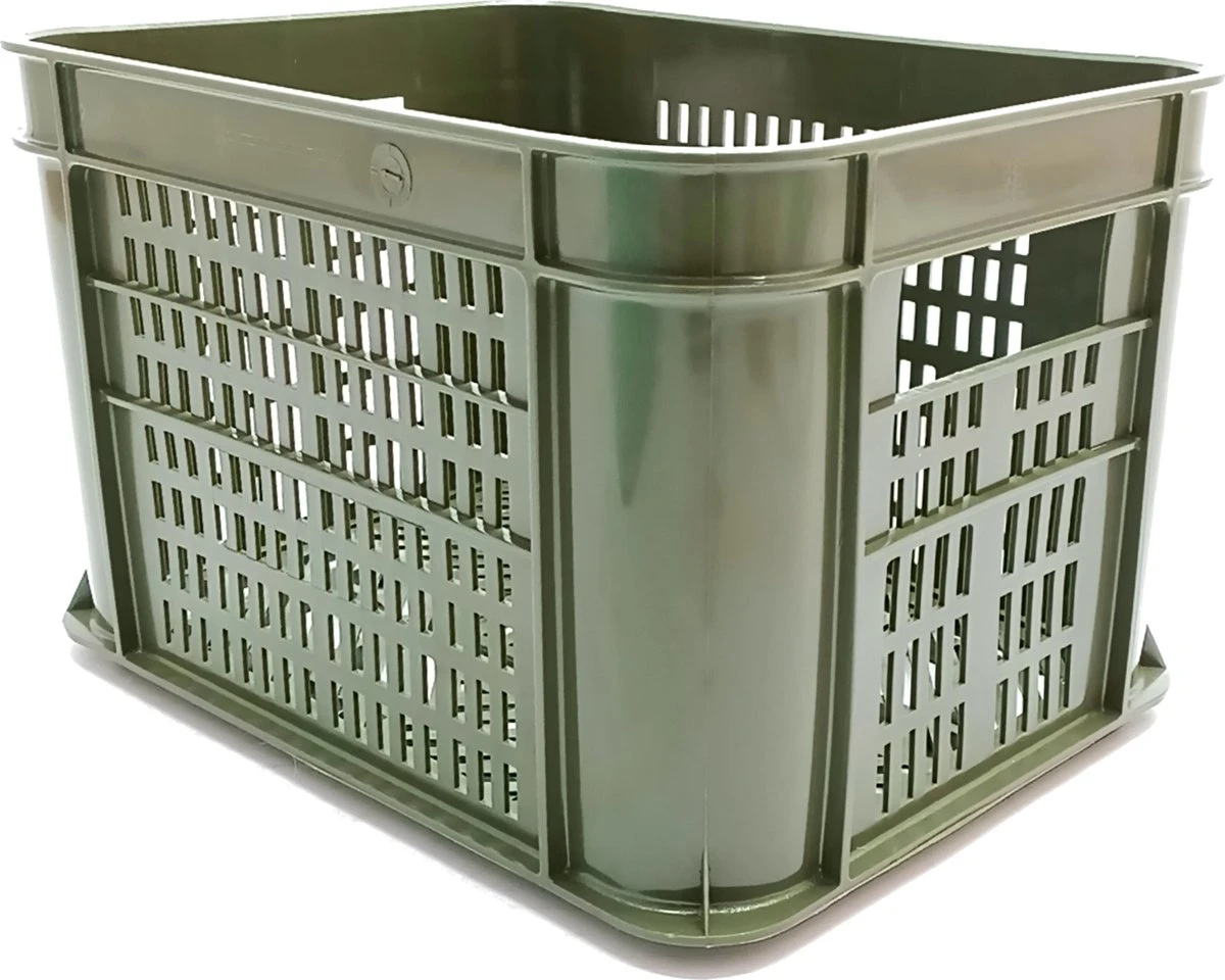 Krat PVC Legergroen 30L 40x30x25cm 3 Krat PVC Legergroen 30L 40x30x25cm
