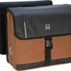 Dubbele Businesstas Bruin/Zwart 40L -Fietsenwinkel 1200x986 1