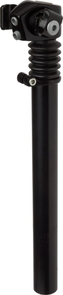 Zadelpen Verend 27,2 X 310 Mm Aluminium Zilver -Fietsenwinkel 258x1200