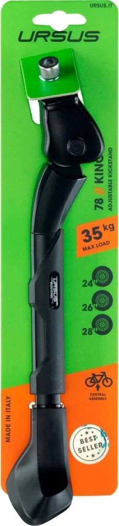 Standaard Ursus King Met Gazelle Adapter 20 Mm - Verstelbaar 24-29" - Zwart -Fietsenwinkel 273x1200