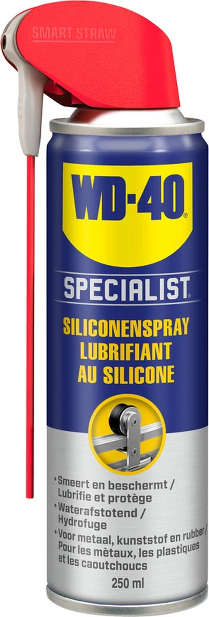 WD-40 Specialist® Siliconenspray - 250ml - Smeermiddel - Siliconenvet - Voor Hogedruk Apparatuur 3 WD-40 Specialist® Siliconenspray - 250ml - Smeermiddel - Siliconenvet - Voor Hogedruk Apparatuur