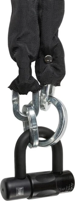 AXA Loop 110 Kettingslot - ART 2 Slot Voor Fietsen - Extra Dikke Schakels – Hangslot - 110 Cm – 9,5 Mm - Zwart -Fietsenwinkel 448x1200