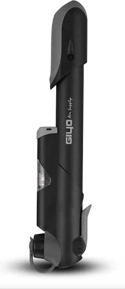 Giyo - Mini Fietspomp - Compact Achter Bidonhouder - Zwart - MTB - Race Fiets - Mountainbike - Hollands Ventiel - Frans Ventiel - Autoventiel 3 Giyo - Mini Fietspomp - Compact Achter Bidonhouder - Zwart - MTB - Race Fiets - Mountainbike - Hollands Ventiel - Frans Ventiel - Autoventiel