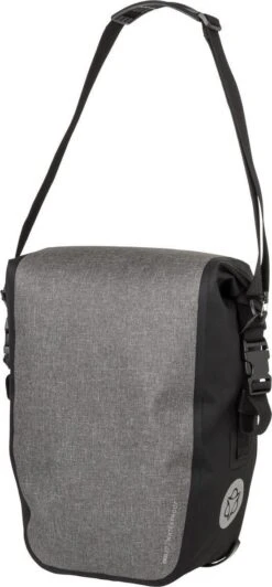 AGU Clean Enkele Fietstas Shelter Medium - Grijs - 17 L - Waterdicht - KLICKfix Module Rail -Fietsenwinkel 557x1200