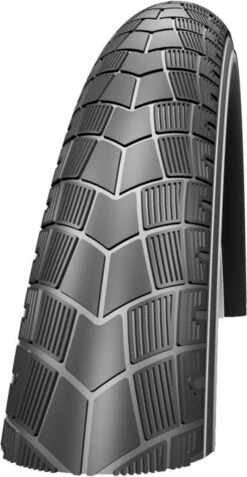Schwalbe Buitenband - Big Apple K-Guard - 28 Inch X 2.00 - Zwart Reflecterend -Fietsenwinkel 622x1200