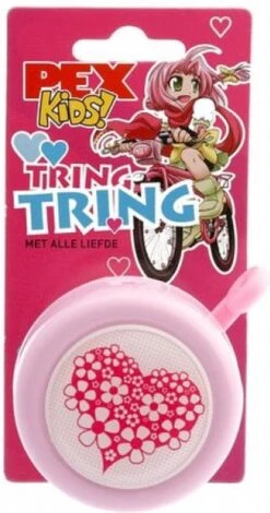 PexKids Kinderbel 'Met Alle Liefde' - Roze -Fietsenwinkel 630x1200