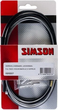 Simson Versnellingskabelset S.A. / Gazelle Zwart -Fietsenwinkel 639x1200