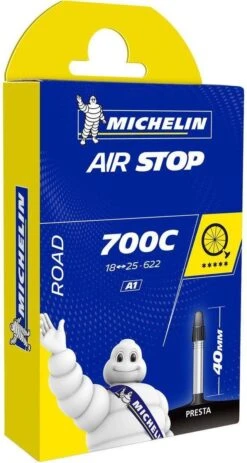 Michelin Binnenband Airstop A1 18/23-622 Inch Fv 40 Mm Zwart -Fietsenwinkel 640x1200
