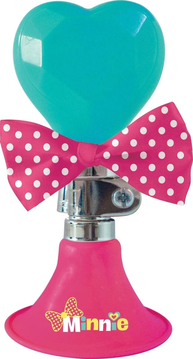 Disney Fietstoeter Minnie Mouse 6,5 X 14 Cm Roze/mintgroen 4 Disney Fietstoeter Minnie Mouse 6,5 X 14 Cm Roze/mintgroen - Image 2