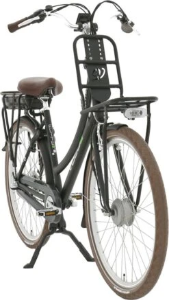 Vogue Elite - Fiets (elektrisch) - Vrouwen - Matzwart - 50 -Fietsenwinkel 679x1200 1