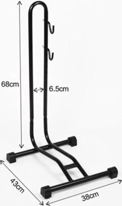Decopatent® Fietsrek Om Fiets Horizontaal Te Stallen - Fietsstaander Standaard - Fietsrek Voor 1 Fiets - Voor Racefiets MTB E-bike 10 Decopatent® Fietsrek Om Fiets Horizontaal Te Stallen - Fietsstaander Standaard - Fietsrek Voor 1 Fiets - Voor Racefiets MTB E-bike -Fietsenwinkel 712x1200