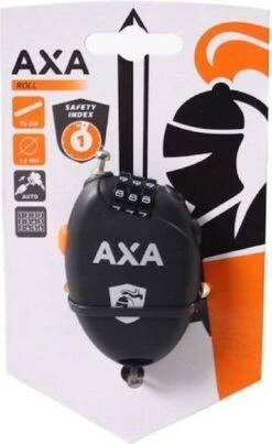 Axa Roll - Retractable Kabelcijferslot - 75 Cm - Zwart - AXA Cijferslot - Kabelslot - Voor Ski's - Snowboards - Fiets - Gereedschap - Racefiets - Mountainbike - Backpack 7 Axa Roll - Retractable Kabelcijferslot - 75 Cm - Zwart - AXA Cijferslot - Kabelslot - Voor Ski's - Snowboards - Fiets - Gereedschap - Racefiets - Mountainbike - Backpack -Fietsenwinkel 735x1200