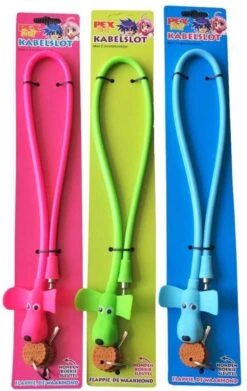 PexKids Kabelslot Flappie De Waakhond Blauw - SL35013 -Fietsenwinkel 759x1200