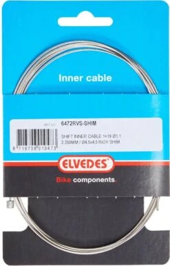 Schakel Binnenkabel Elvedes Voor Shimano 2250mm RVS ø1,1mm Shimano N-nippel (op Kaart) -Fietsenwinkel 767x1200