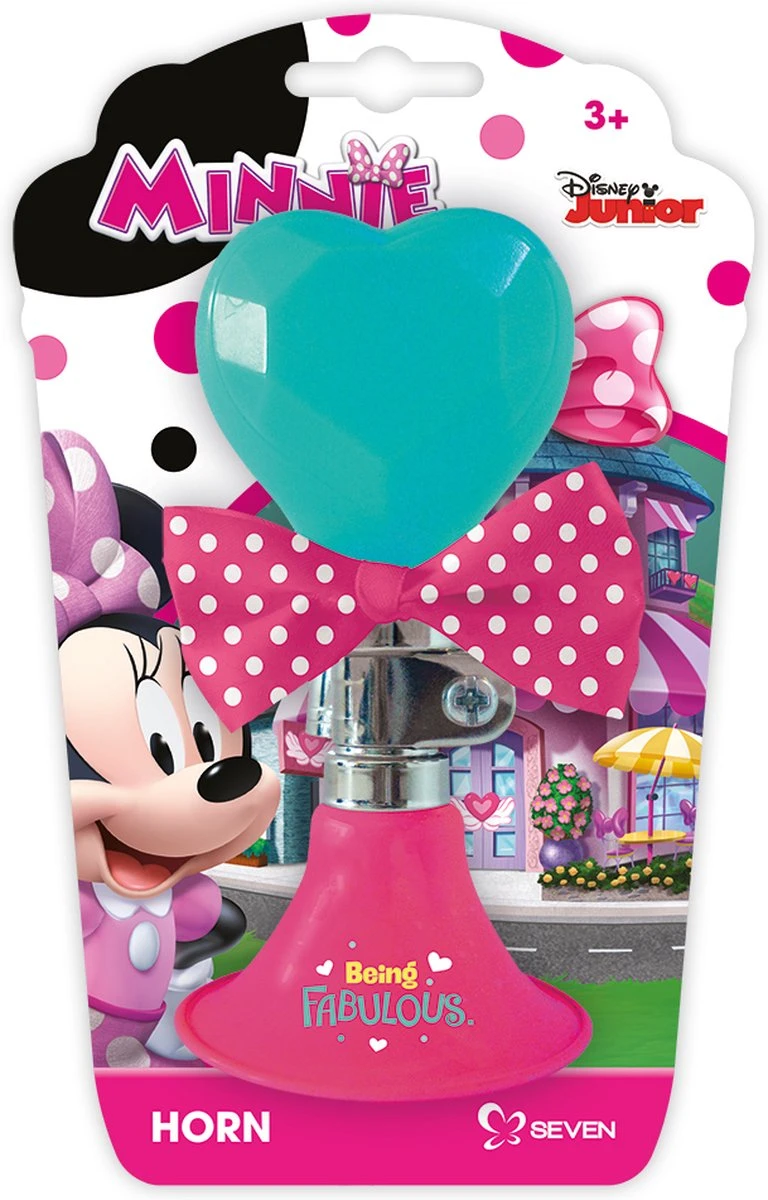 Disney Fietstoeter Minnie Mouse 6,5 X 14 Cm Roze/mintgroen 6 Disney Fietstoeter Minnie Mouse 6,5 X 14 Cm Roze/mintgroen - Image 4