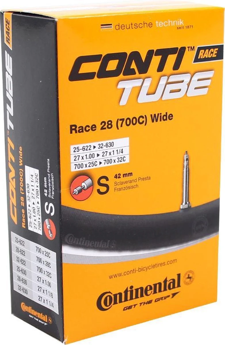 Continental Binnenband 28 Inch (25/32-622) Fv 42mm Zwart 5 Continental Binnenband 28 Inch (25/32-622) Fv 42mm Zwart - Image 3