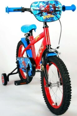 Marvel Spider-Man Kinderfiets - Jongens - 16 Inch - Blauw/Rood -Fietsenwinkel 797x1200